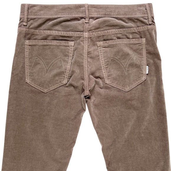 Mother The Curfew Velvet Low Rise Flare Pants Size 28 - Picture 11 of 13